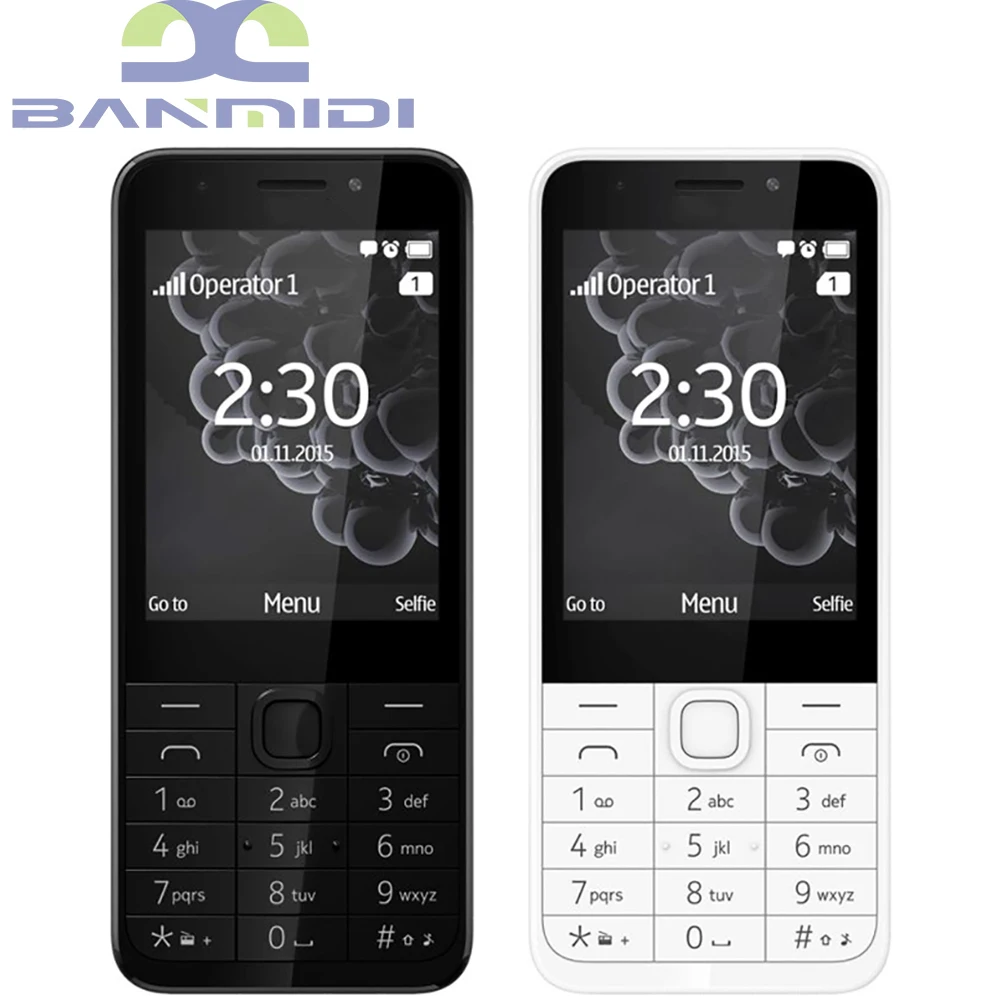 Original Desbloqueado 230 Versión Dual Sim GSM 900/1800 Botón de Teléfono Móvil árabe, ruso, hebreo Teclado.No hay Red en el Norte de estados UNIDOS. . ' - ' . 0