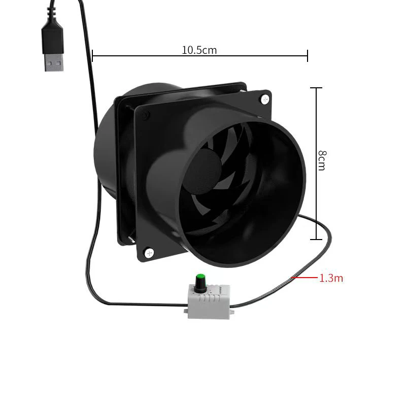 USB de Velocidad Ajustable de la Soldadura Absorbedor de Humo ESD campana Extractora de Humos Tubo de Conducto Exhuast Ventilador con 1 m de Tubo de Hidromasaje de Ventilación del Ventilador . ' - ' . 5