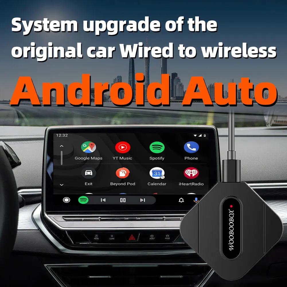 Carplay Android Auto Adaptador de Cableado A Inalámbrico Mini AI Cuadro 5.0 G Bluetooth compatible con 5.0 Plug and Play para el Coche con Cable Carplay . ' - ' . 1