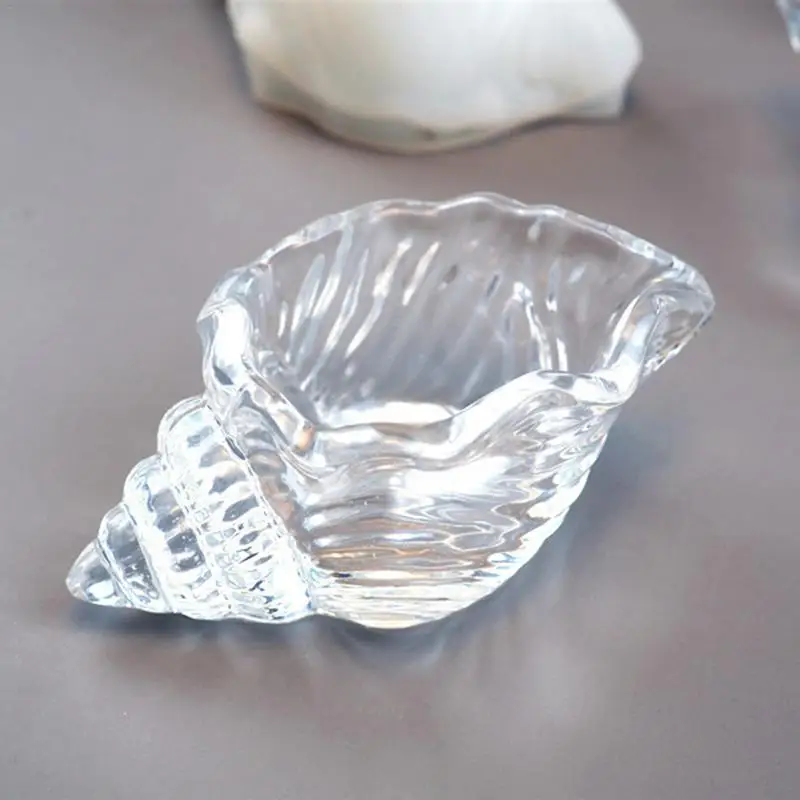 Concha de mar Molde De Resina 3D de Silicona en Forma de Concha de la Bandeja del Molde de la Cáscara del Mar/Caracol Jabón del Molde de Resina de Molde de Fundición Para Artesanías . ' - ' . 4