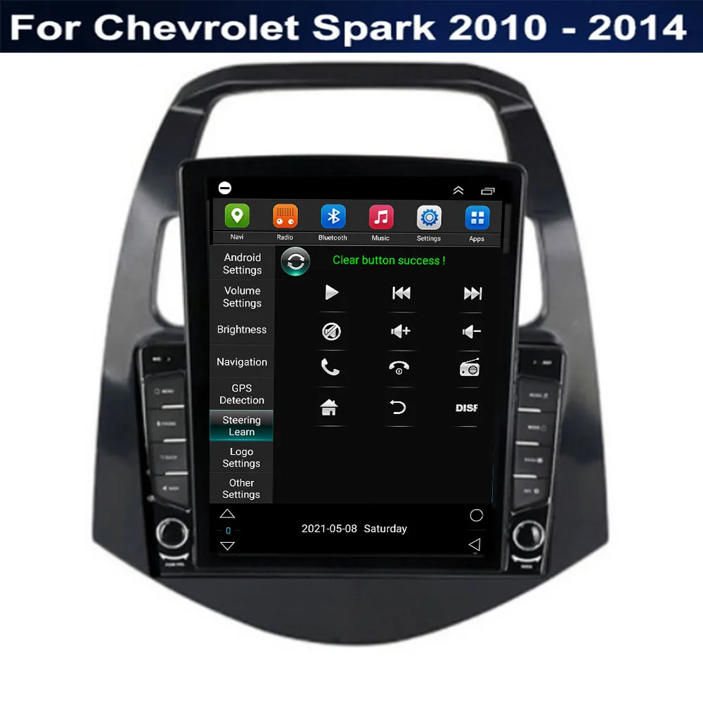 Android 12 Para Chevrolet Spark 2010 2011 2012 2013 - 2024 Tipo de Tesla Radio de Coche Multimedia Reproductor de Vídeo de Navegación GPS, RDS no dvd . ' - ' . 3