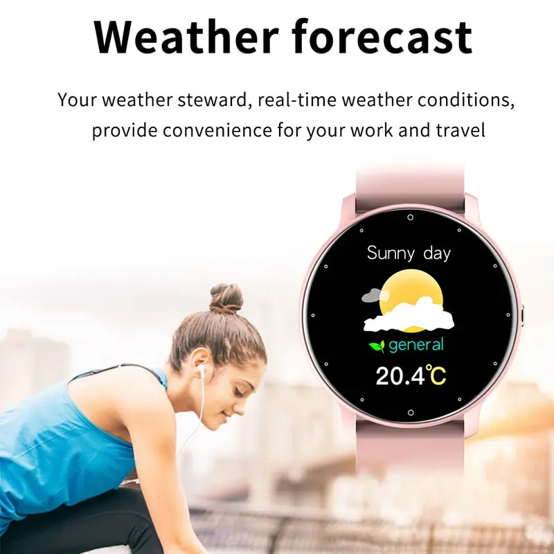 Smart Watch Hombres Mujer Completa de la Pantalla Táctil del Deporte de Fitness Reloj Hombre IP67 Impermeable de Bluetooth Para Android IOS Smartwatch Hombres . ' - ' . 5