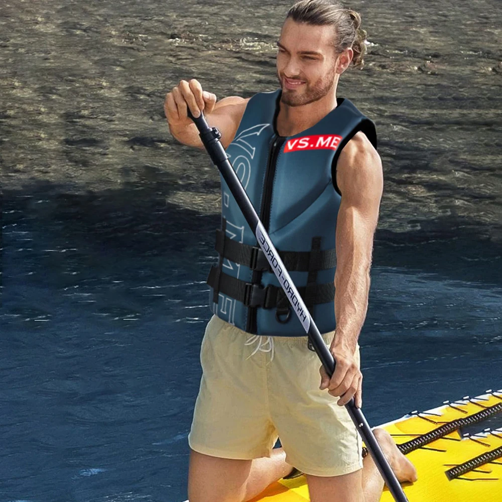 Chaleco salvavidas para Adultos Super Flotabilidad de Neopreno, Chaleco salvavidas Balsa Surf Pesca en Kayak, moto de Agua del Deporte de la Natación de Rescate de la Vida de la Chaqueta . ' - ' . 1