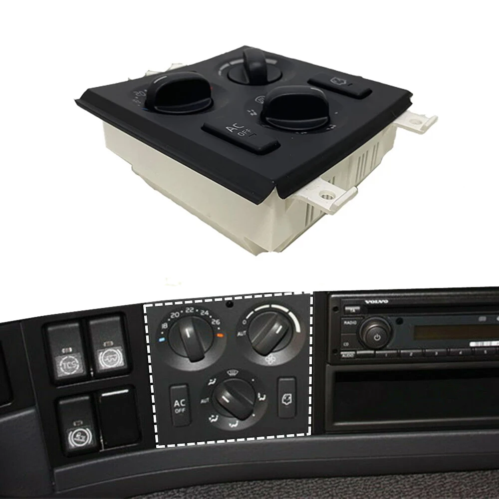 Coche Combinado Interruptores para Volvo de CA del Panel de Control de Interruptor con Sensor de Temperatura del Aire Acondicionado de la Unidad de Control del Calentador de 21318121 . ' - ' . 2