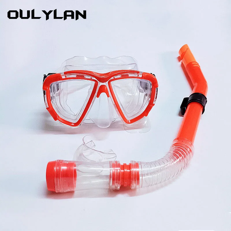 Oulyaln Snorkel Aliento Tubo Conjunto de Gafas de Buceo Máscaras para Adultos para las Mujeres de los Hombres Anti-slip de Natación Equipos de Deportes de Agua . ' - ' . 1