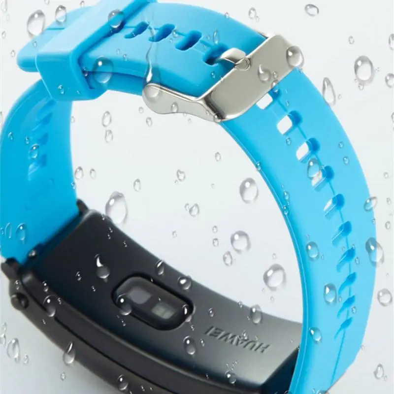 Reemplazo de Pulsera con Correa de Silicona para Huawei B6 Modelo de 16 mm, Correa de Deportes de la Aptitud del Reloj de la Correa de Muñeca Wriststrap Reloj Inteligente de la Banda . ' - ' . 2