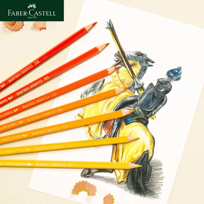 Faber Castell Premium Lápices De Colores Set De Pie Ricos Colores Con La Suavidad De La Seda De Color Laydown Muy Pigmentadas Suave 3.3 Mm Lleva . ' - ' . 5