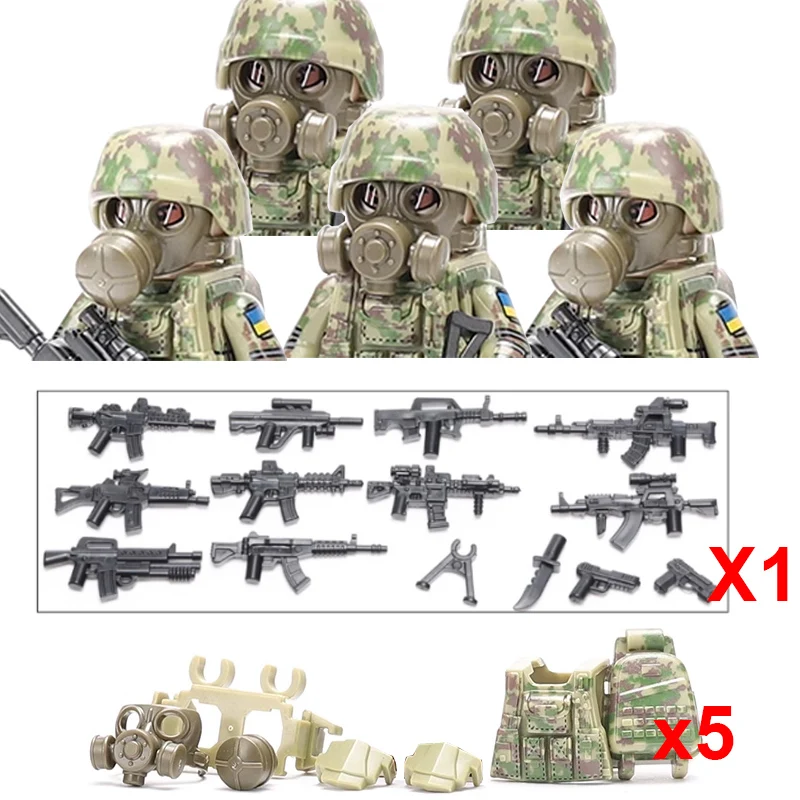 Ruso SSO de las Fuerzas Especiales de Élite de Combate de los Soldados de Bloques de Construcción ucraniano del Ejército de datos de la Policía Mini Ladrillos de Juguetes Para los Niños . ' - ' . 1