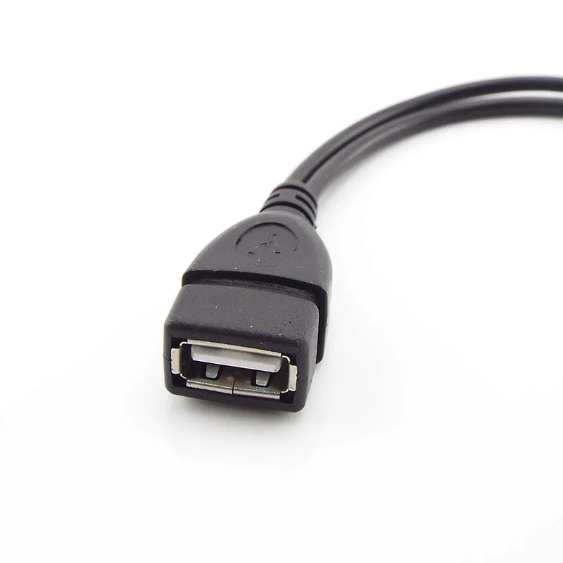 2 en 1 OTG Micro Usb Host Power Y Splitter Adaptador Usb a Mirco 5 Pines Macho-Hembra Puerto Micro USB OTG Cable de Carga . ' - ' . 3