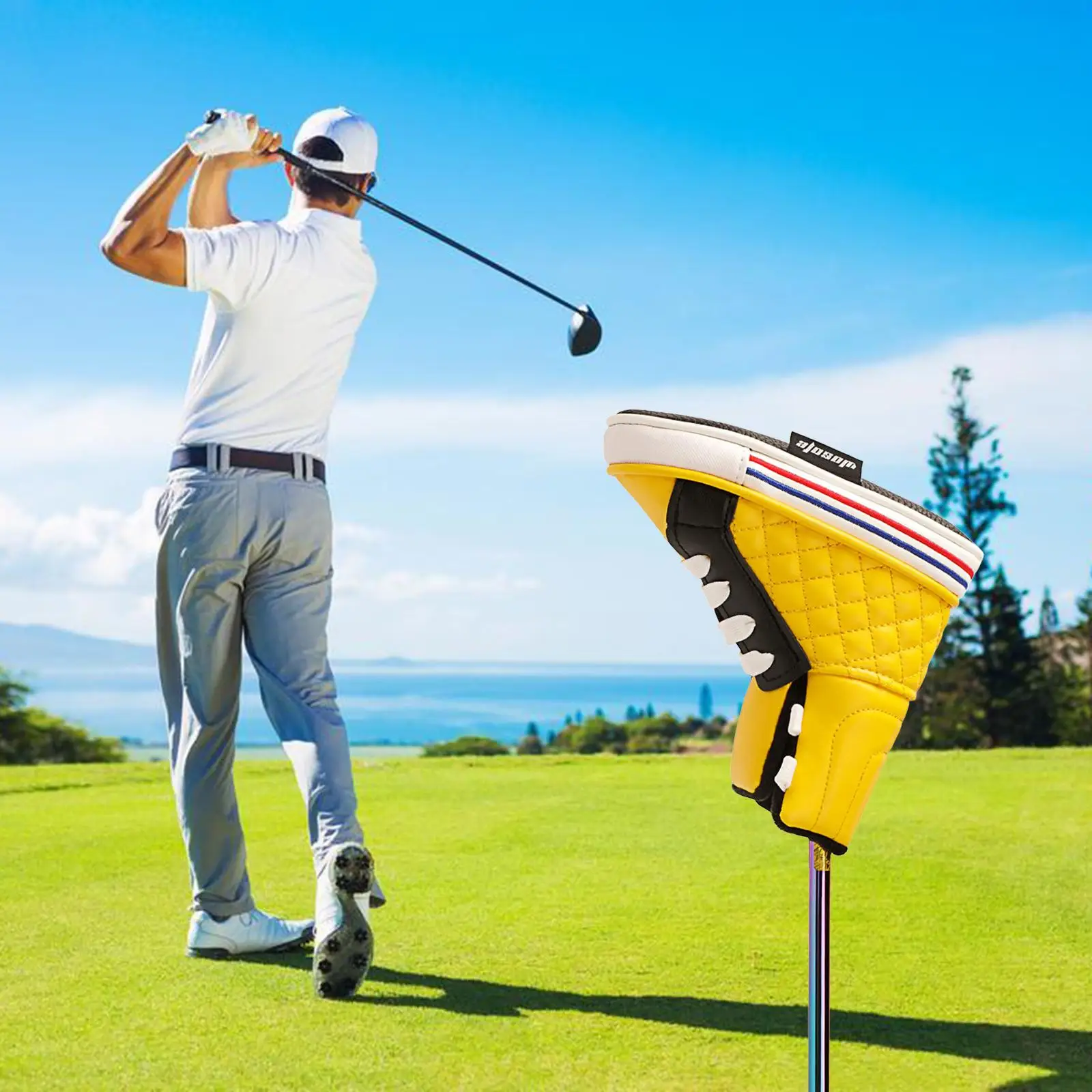 Putter Golf Headcover Golfista Equipo De Golf Impermeable De La Cubierta De La Cabeza Protector . ' - ' . 1