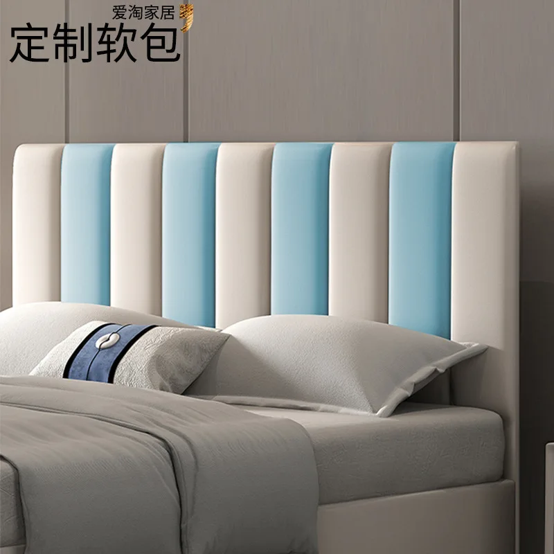 De madera auto-adhesivo anti-colisión de aislamiento de la pared del cabecero de la cama de personalización . ' - ' . 2