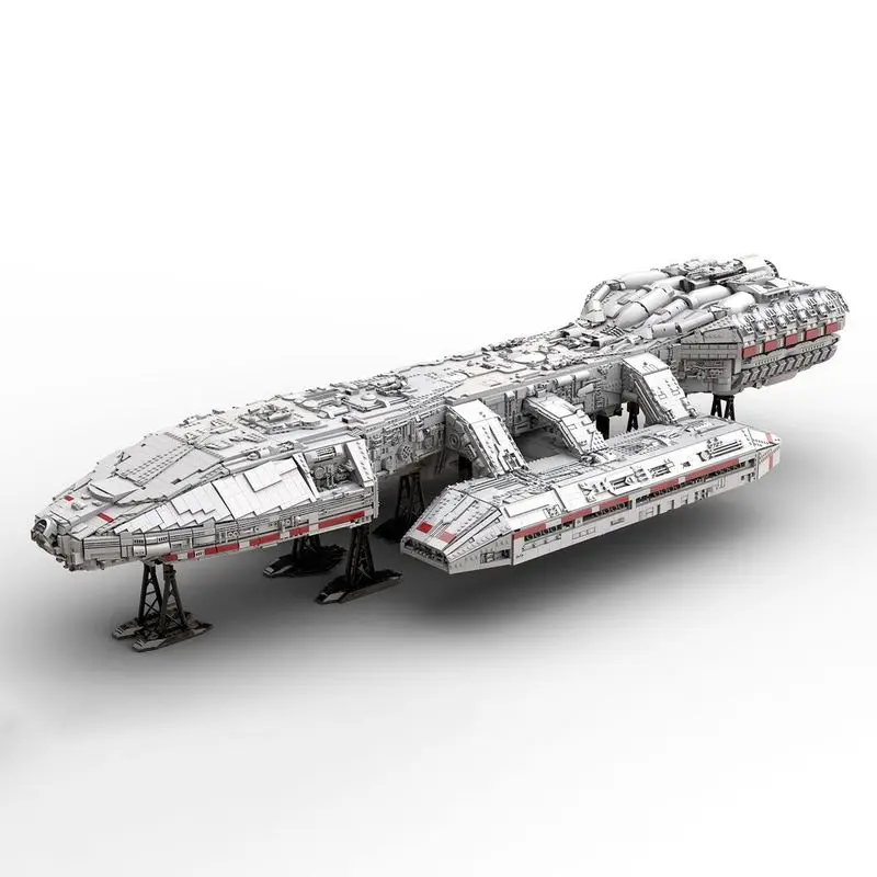 Moc Bloques de Construcción de la Nave espacial UCS Battlestar Galactica Modelo de Tecnología de Ladrillo de BRICOLAJE de la Asamblea de la Nave Espacial de Juguete a los Niños de Regalo de navidad . ' - ' . 2