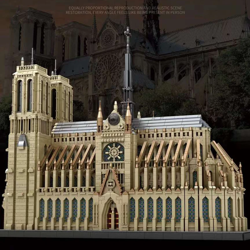 EN STOCK 8868pcs MOC Idea de Notre Dame de París Kit de Construcción para los Adultos la Construcción de Bloques, Ladrillos Montaje de Conjunto de Regalo de Navidad . ' - ' . 1