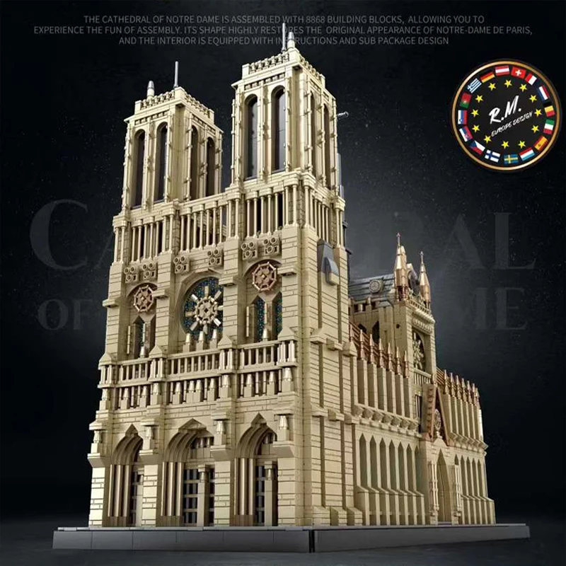 EN STOCK 8868pcs MOC Idea de Notre Dame de París Kit de Construcción para los Adultos la Construcción de Bloques, Ladrillos Montaje de Conjunto de Regalo de Navidad . ' - ' . 2