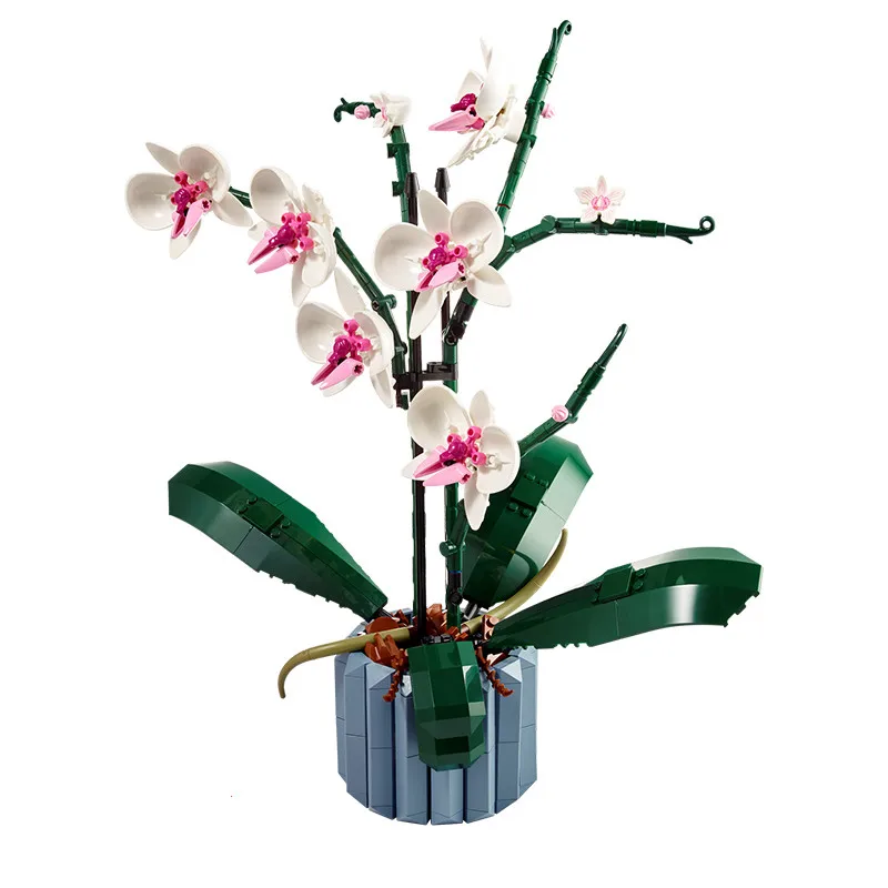 Orquídea Bloques de Construcción MOC 10311 Ramo de la Mariposa de la Planta de los Bonsai Adultos Reunidos Juguete a las Niñas de Regalo de Día de san Valentín . ' - ' . 1