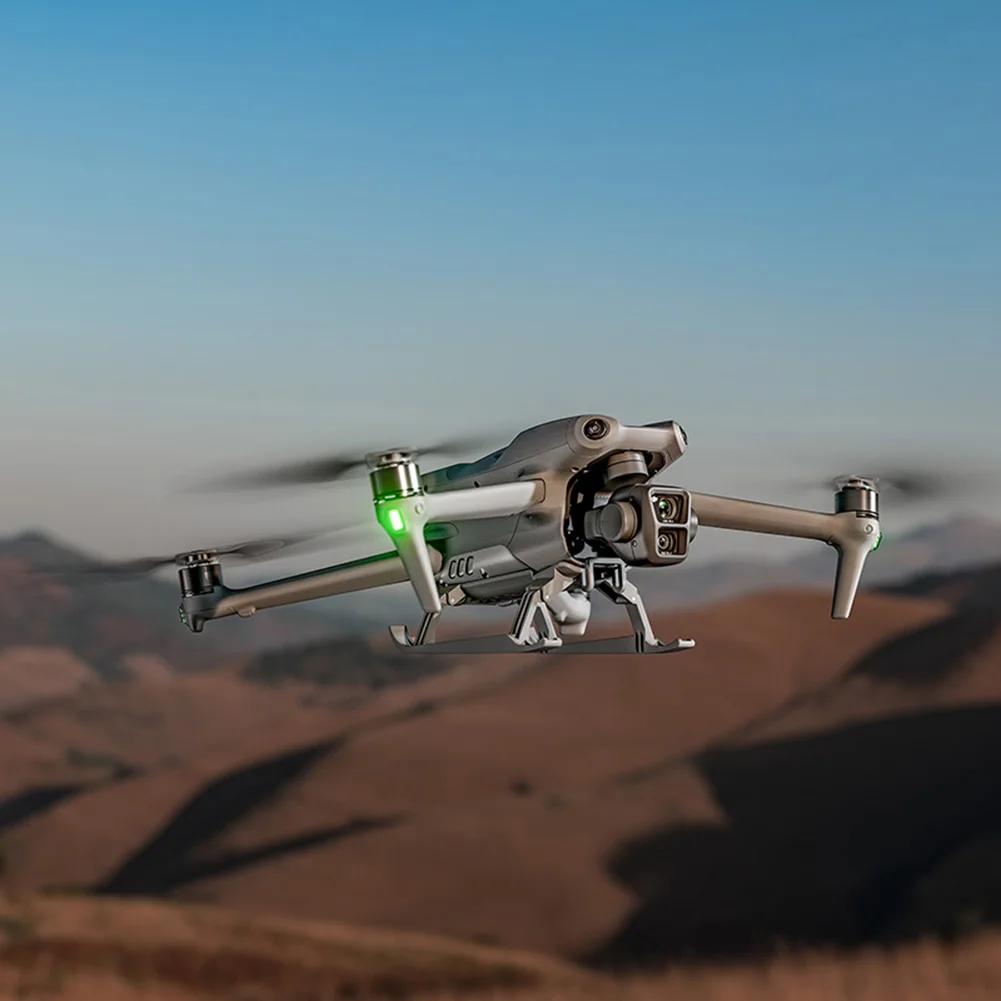 Aumentar la Altura de la Altura de Extensor de Pata Plegable Plegable Extendida Kit de Drone Accesorios Altura Extendida Soporte de Pie para DJI Aire 3 . ' - ' . 2