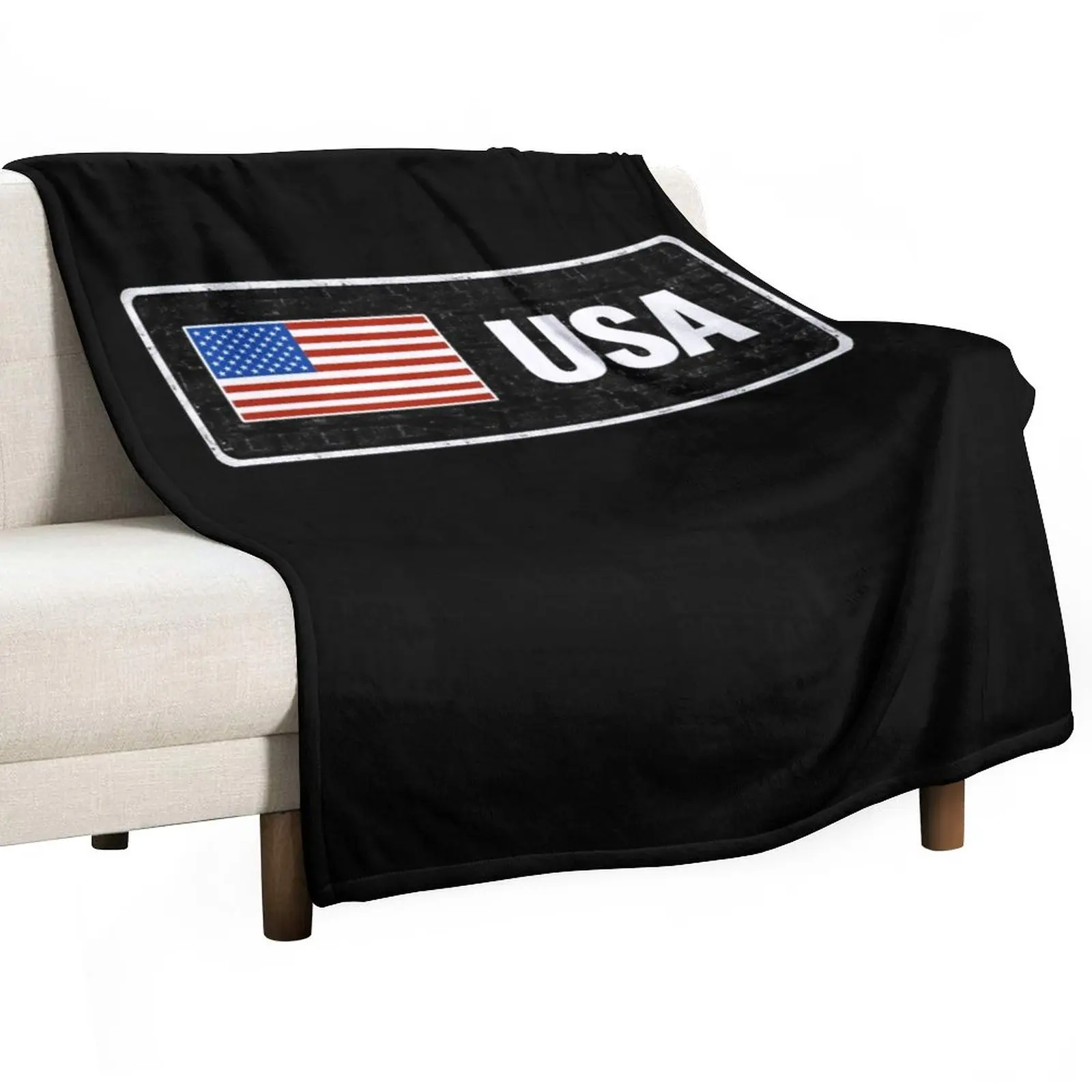 Nuevo USA la etiqueta con la bandera de Tirar de la Manta Suave de Gran Manta Pesada Manta de Verano, ropa de Cama Mantas Extra Grande Tirar de la Manta . ' - ' . 0