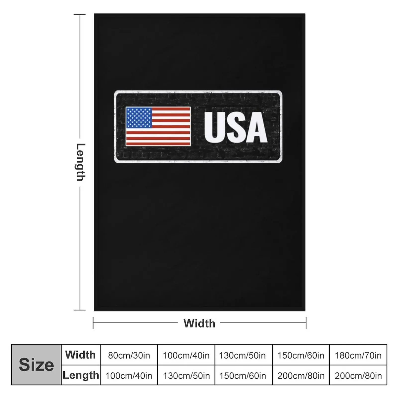 Nuevo USA la etiqueta con la bandera de Tirar de la Manta Suave de Gran Manta Pesada Manta de Verano, ropa de Cama Mantas Extra Grande Tirar de la Manta . ' - ' . 1