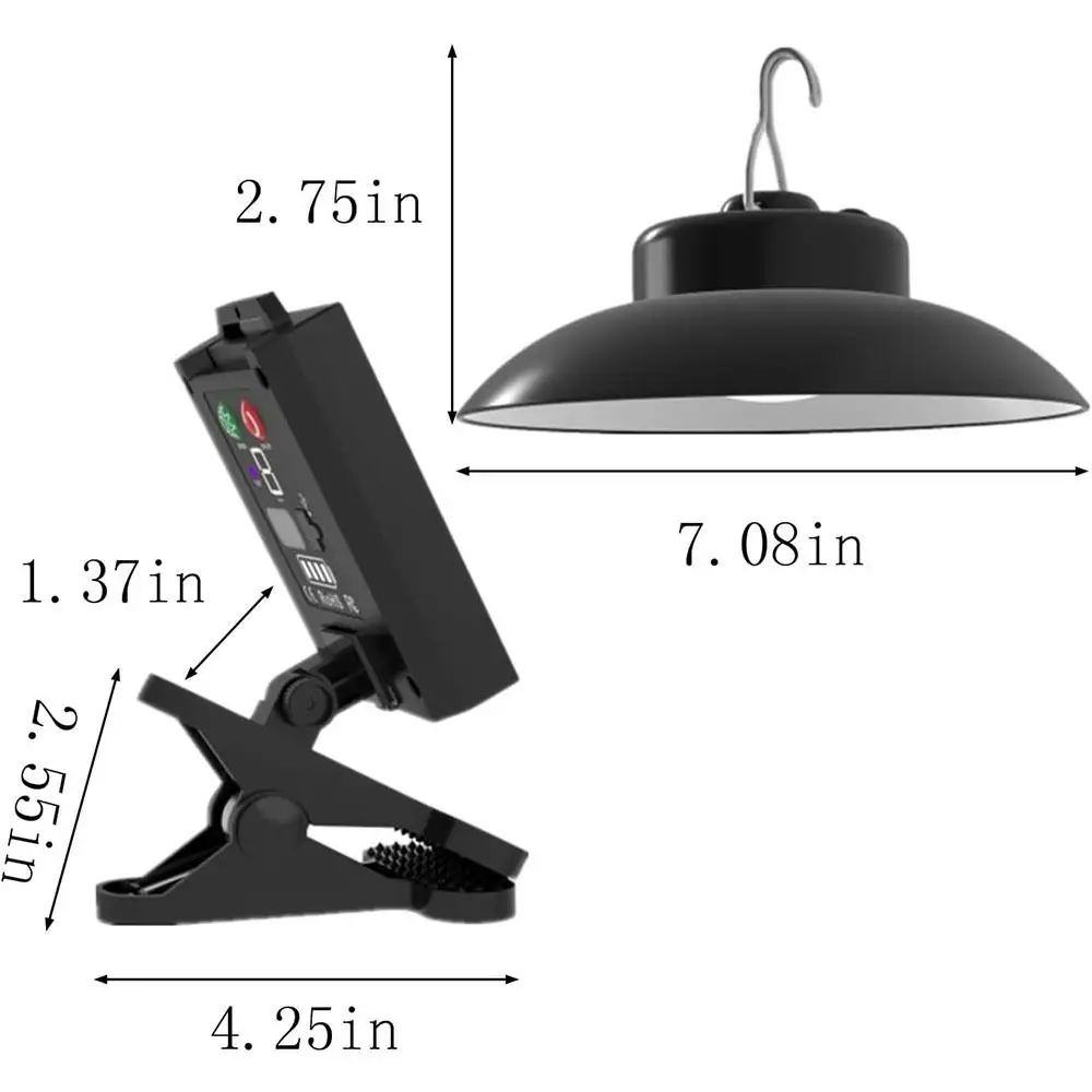 Solar Powered Sombrilla Luces Impermeable con Control Remoto Paraguas Luz Recargable USB LED Lámpara de Luz de Camping al aire libre . ' - ' . 5