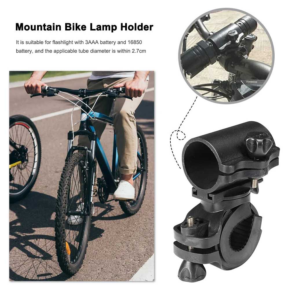 Antideslizante de Bicicletas Linterna soporte de Montaje de la Antorcha Clip de MTB Bicicleta Ciclismo Accesorios . ' - ' . 1