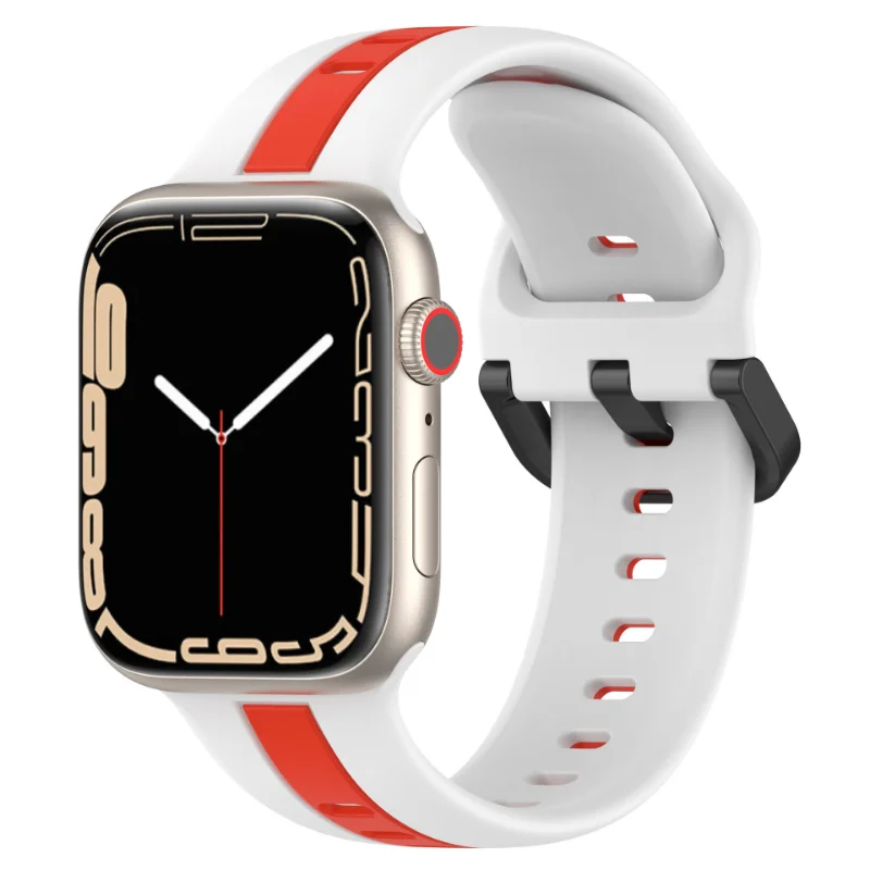 Banda de silicona Para Apple de la Banda de Reloj de 44 mm 45 mm 49 mm 40 mm 38mm Reloj de Apple Pulsera de Reloj iwatch Serie 3 4 5 6 7 8 SE Ultra . ' - ' . 4