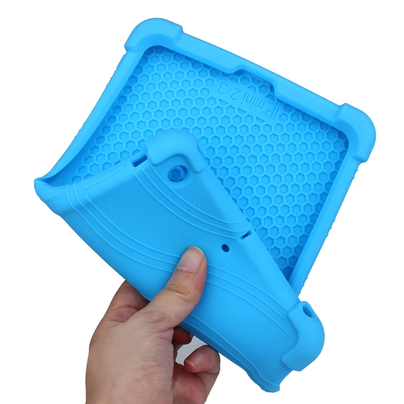 4 Espesar Cornors de Silicona Caso de la Cubierta con Soporte Para iPad Mini 1 2 3 7.9