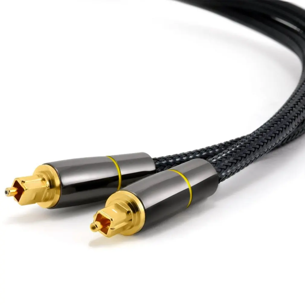 Digital Cable Óptico de Audio de alta fidelidad Digital 5.1 de Sonido SPDIF Cable Óptico Toslink de Audio Cable de Fibra Óptica Cable de Audio Dropshippin . ' - ' . 3