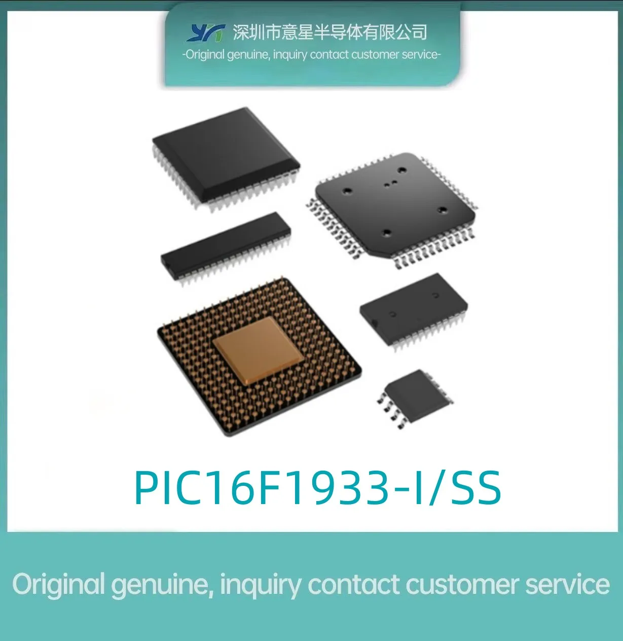 PIC16F1933-I/SS paquete SSOP28 de 8 bits del microcontrolador original auténtico . ' - ' . 0