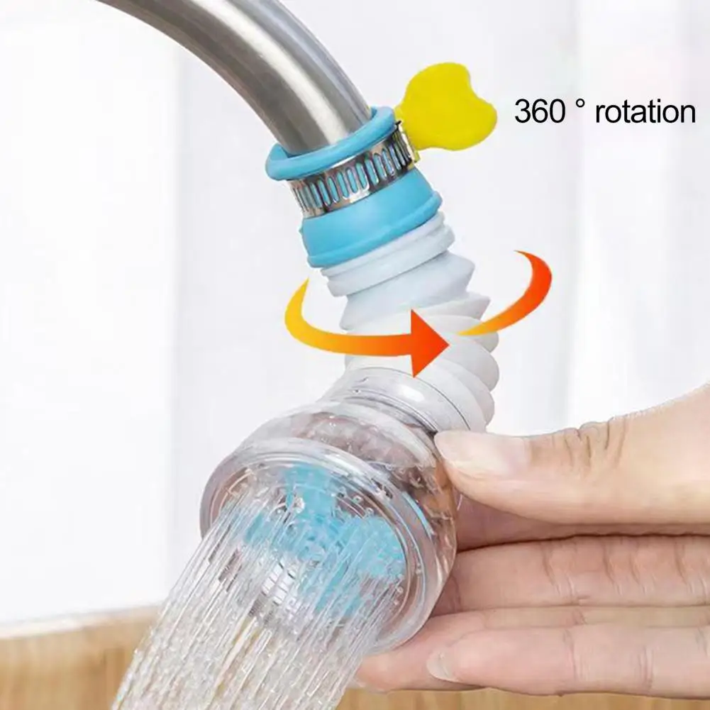 Llave de Filtro de 360 Grados de Rotación Extraíble a prueba de Salpicaduras Resistente Fregadero Grifo de Agua de la Boquilla de Filtro de Accesorios de Cocina . ' - ' . 1