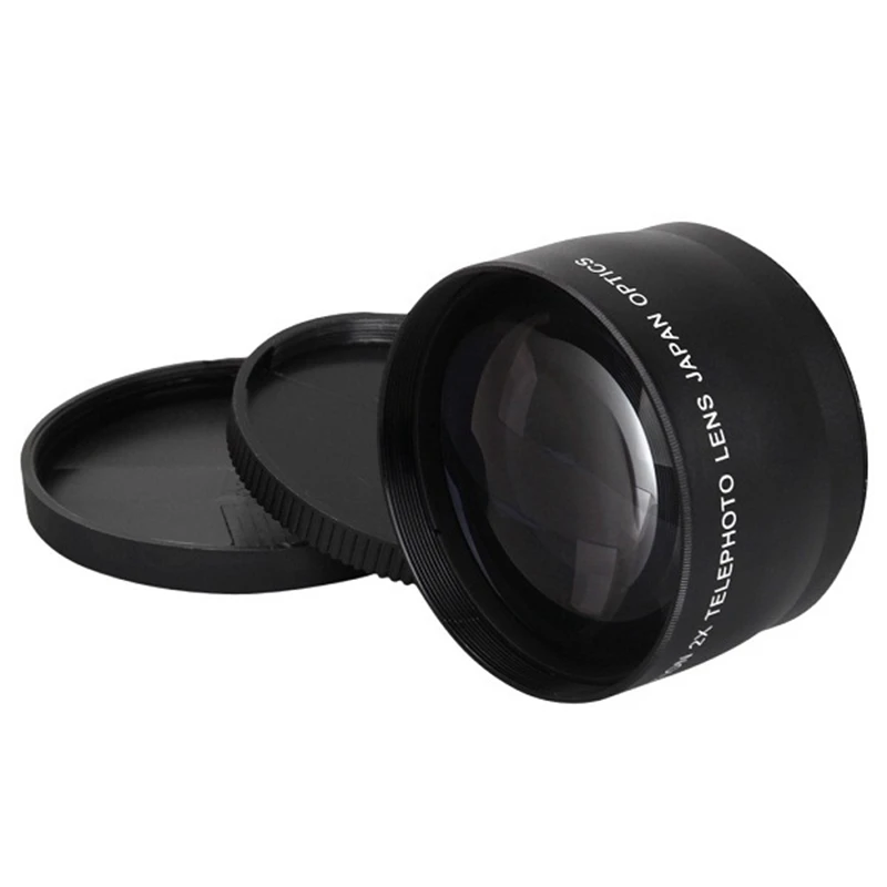 58 2X Lente Telefoto Teleobjetivo Convertidor para Canon Nikon Sony Pentax 18-55mm . ' - ' . 4
