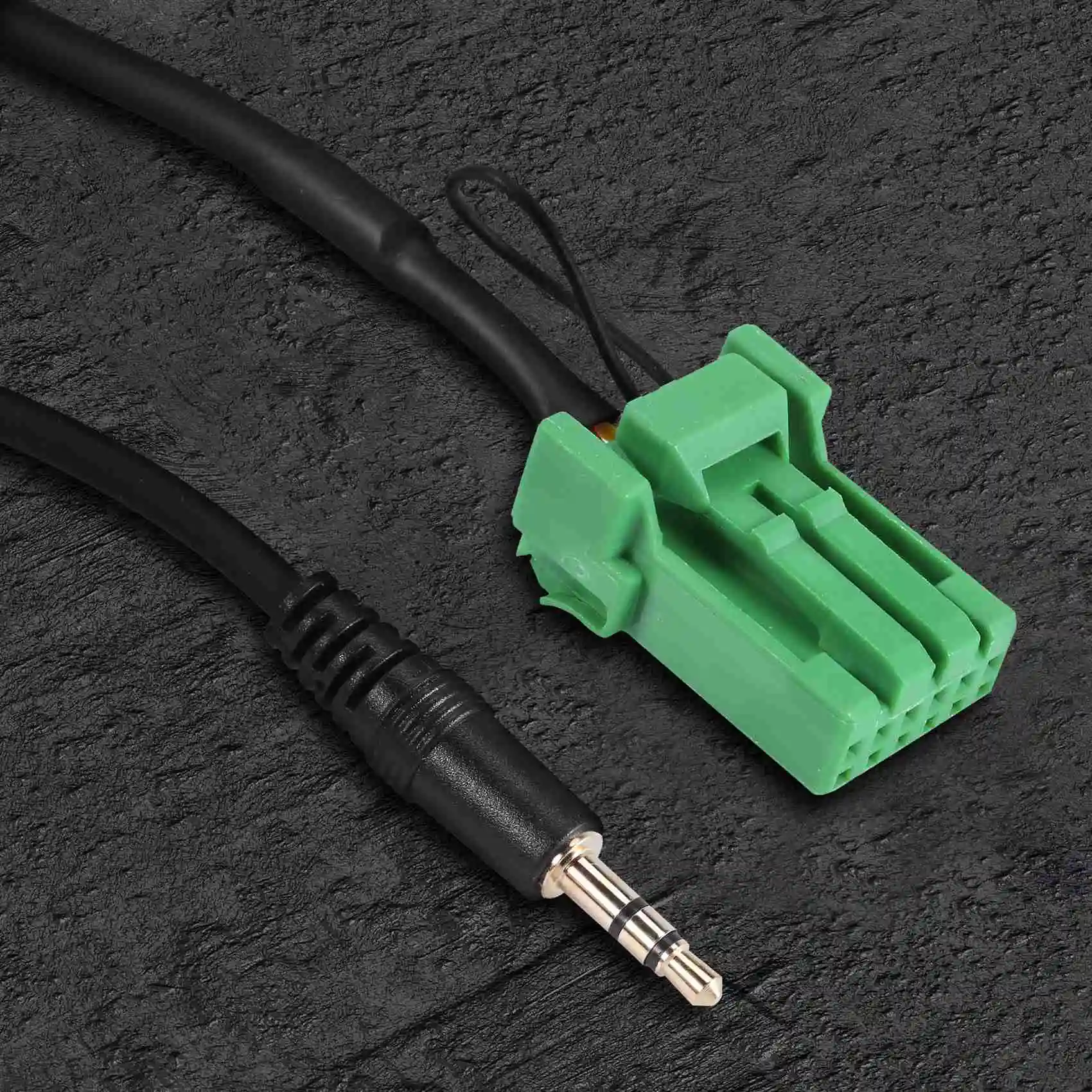 6Pin Verde Conector Estéreo de 3,5 MM Jack de Audio Aux-in, MP3 Cable de Alambre para Honda Jazz Ajuste 2002-2006 . ' - ' . 2