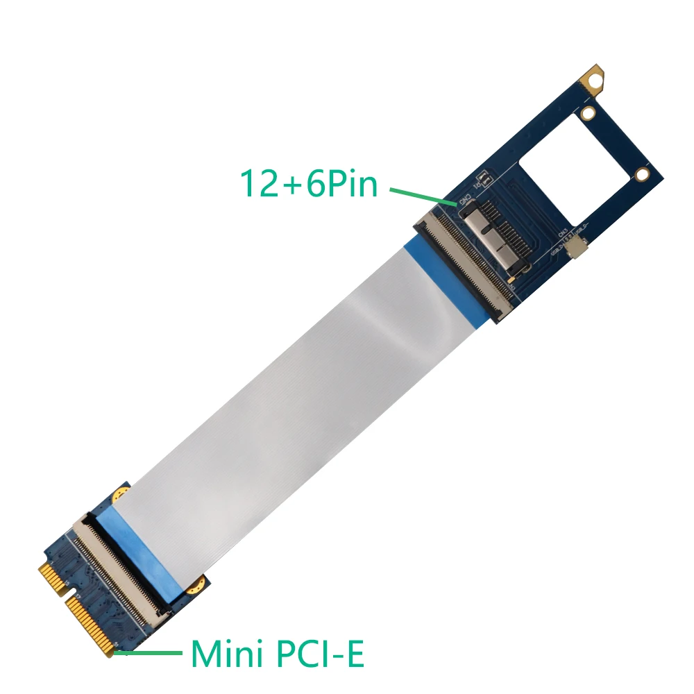 Cable de extensión Mini PCI-E para BCM94360CD Adaptador de Cable de Red informática Accesorios Ordenador Adaptador de . ' - ' . 1