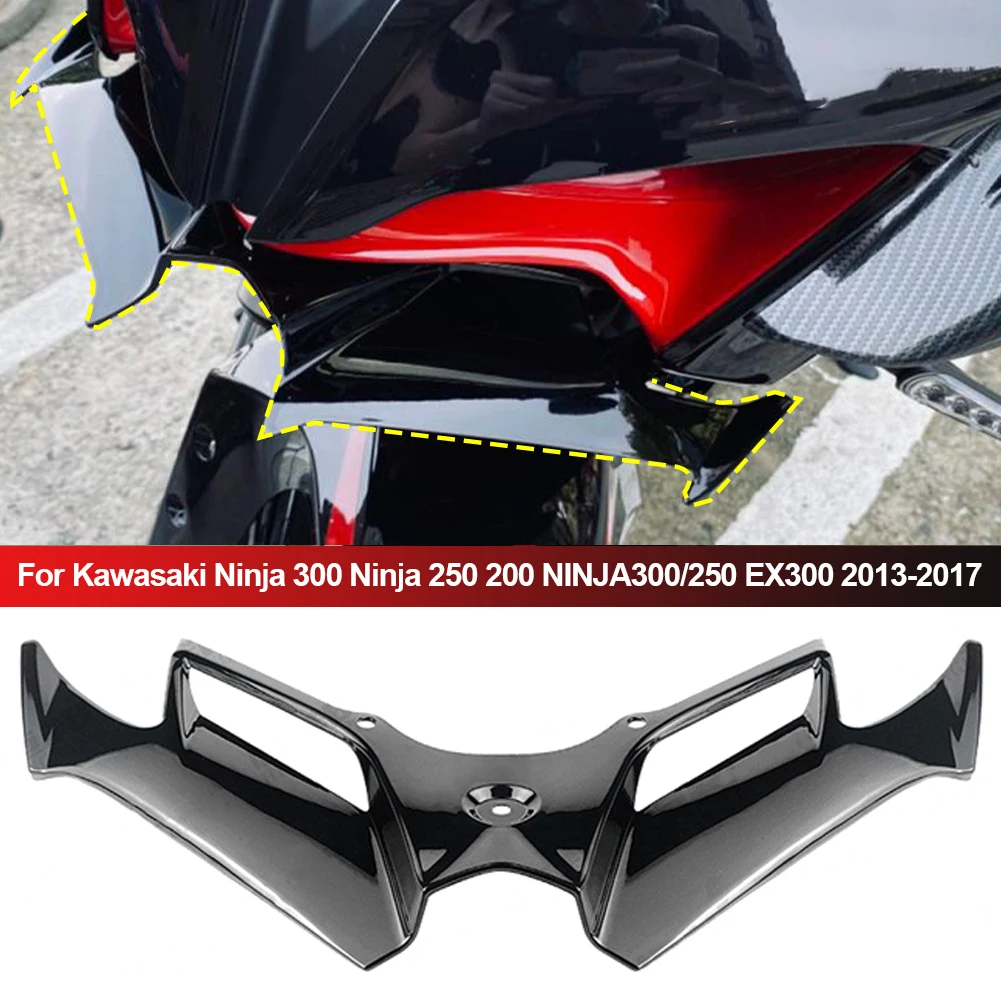 Motocicleta de Winglets Ala Aerodinámica Kit de Spoiler Accesorios de Motor Para KawasakiNinja 300 Ninja250 NINJA300/250 EX300 2013-2017 . ' - ' . 0