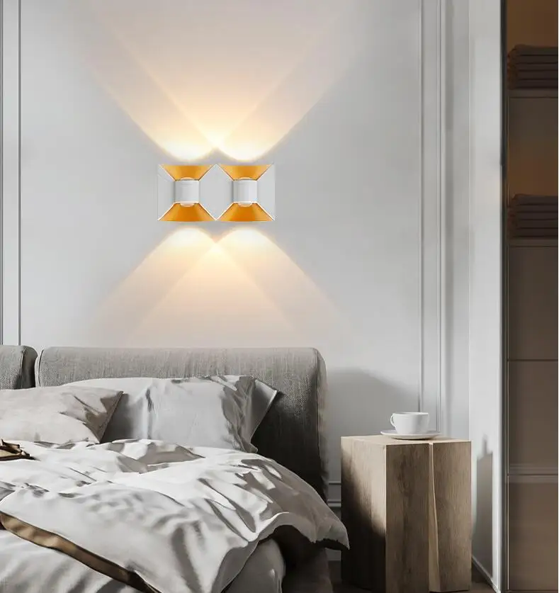 6W 10W 12W IP65 LED de la Lámpara de Pared AC85-265V Impermeable al aire libre de la Decoración Interior Moderna Nórdico Para el Dormitorio de la Sala de las Escaleras . ' - ' . 4
