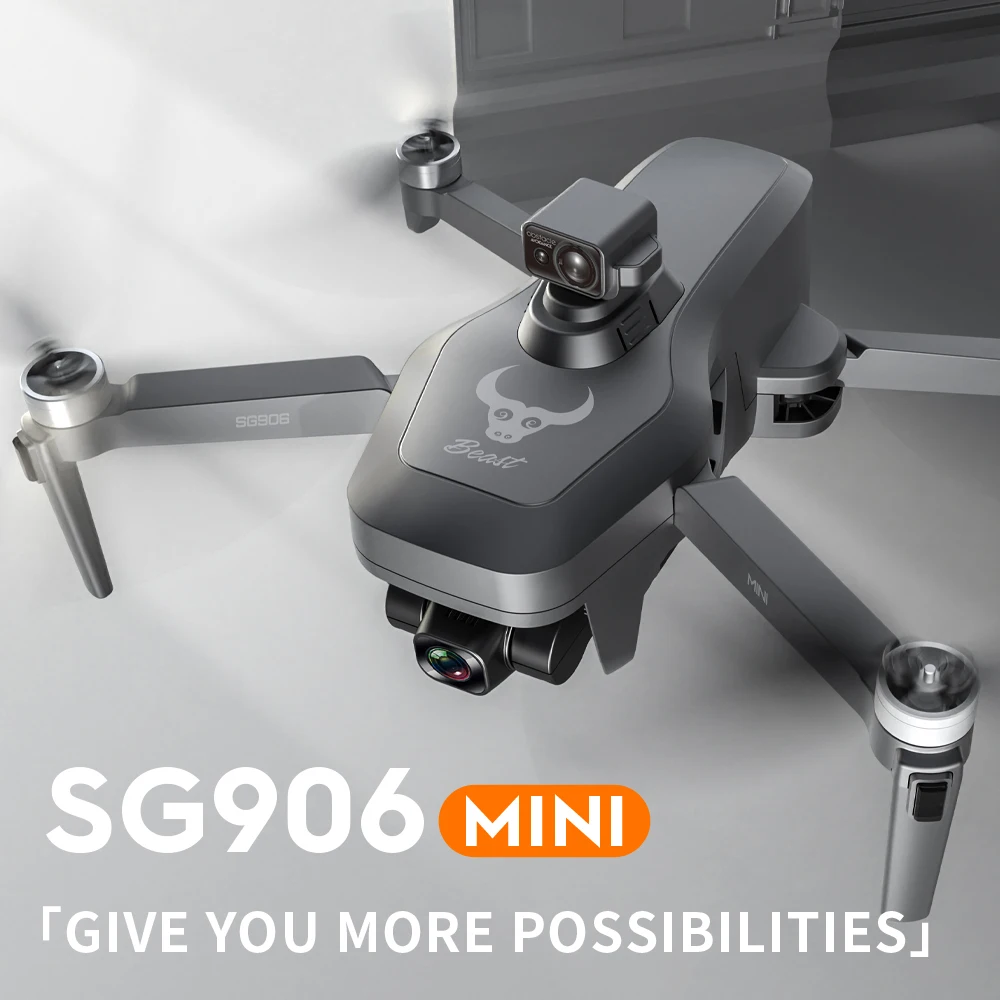 Sg906 Mini / Minise 5g Gps 4k Profesional Hd de Doble Cámara sin Escobillas de 360° para evitar Obstáculos, Plegable Quadcopter Rc Drone Juguetes . ' - ' . 4