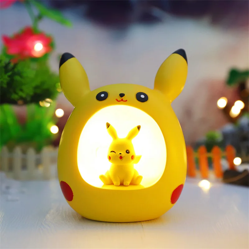 Nuevo Pokemon Pikachu Luz de la Noche de los Niños en la Habitación de Dormir de la Lámpara del Dormitorio de la Atmósfera de la Decoración de los Niños y las Niñas Juguetes Regalos para Niños . ' - ' . 1