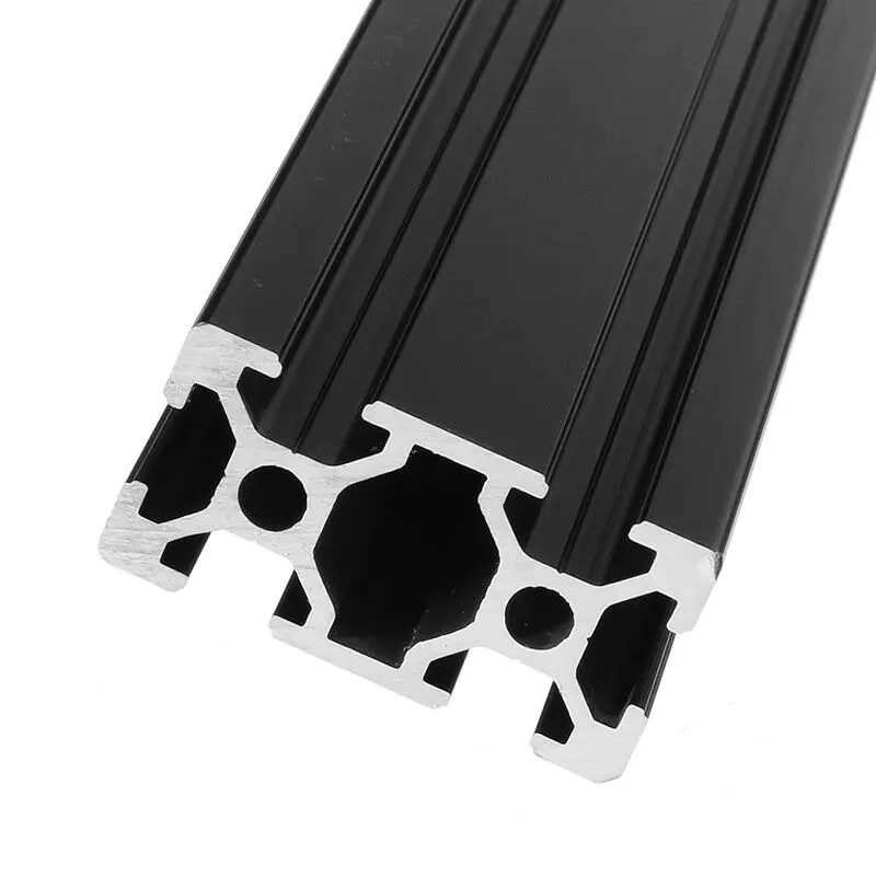 2pcs 2040 de Aluminio de Extrusión de Perfil Europeo Estándar Anodizado Riel Lineal Marco de Perfil de Aluminio del CNC de la Impresora 3D de Piezas de 300mm . ' - ' . 1