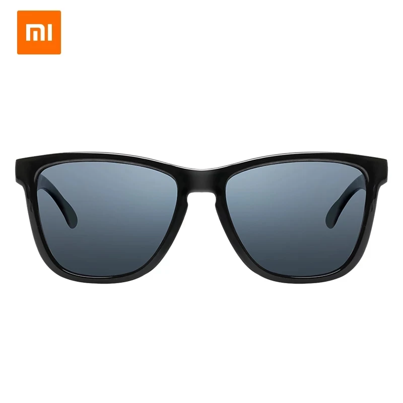 Xiaomi Mijia Cuadrado Clásico de las Gafas de sol Polarizadas TAC Lentes de Gafas Retro Light sin Tornillos Protección UV Conductor Mujeres Hombres . ' - ' . 1