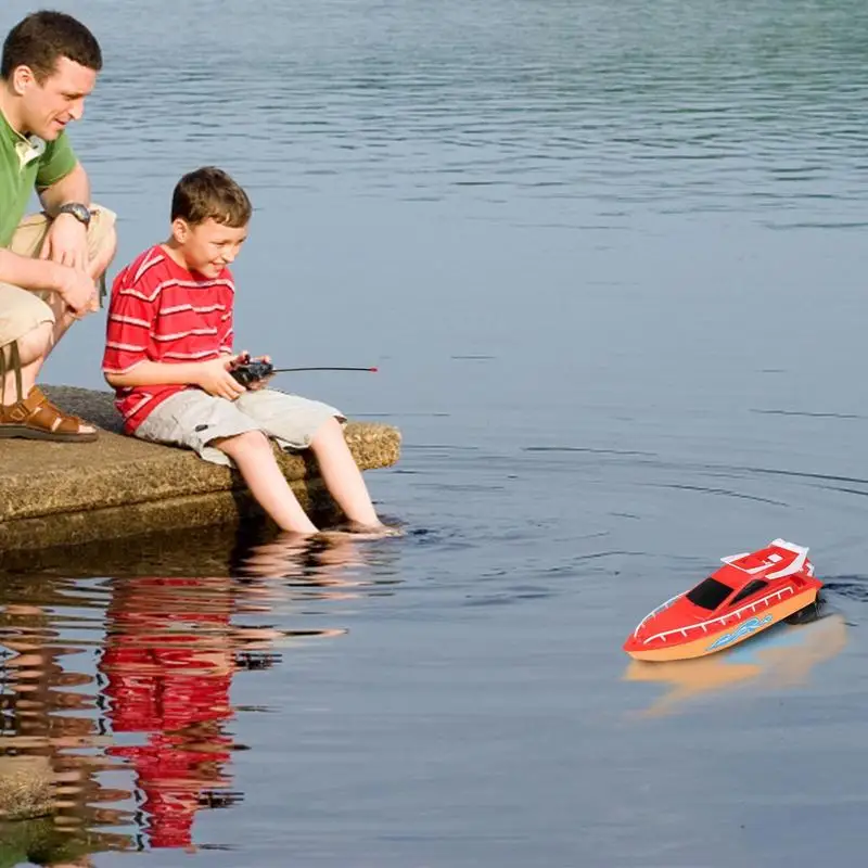 RC Barcos Para Adultos Impermeable de la Piscina del Barco de Control Remoto Estable, Fácil De Cargar Juguetes Preescolares Con Agua Timón de Dirección Para el Lago . ' - ' . 2