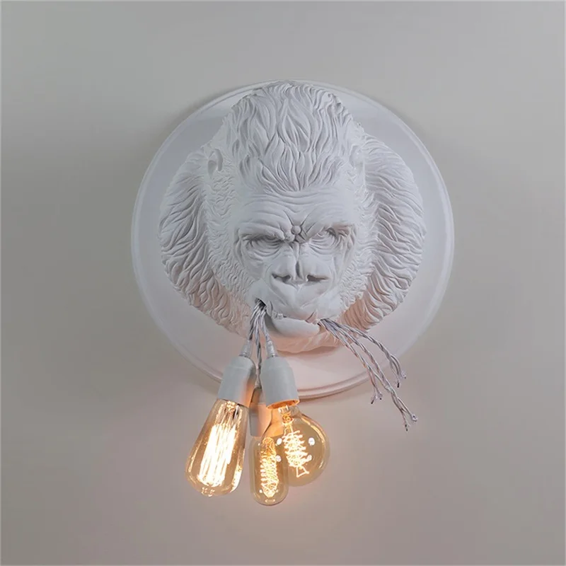 LITERA Cubierta de Pared Lámparas de la Luminaria Moderna LED lámparas de pared Creativos de Chimpancés de la Novela Para el Hogar hall de entrada del Corredor . ' - ' . 1
