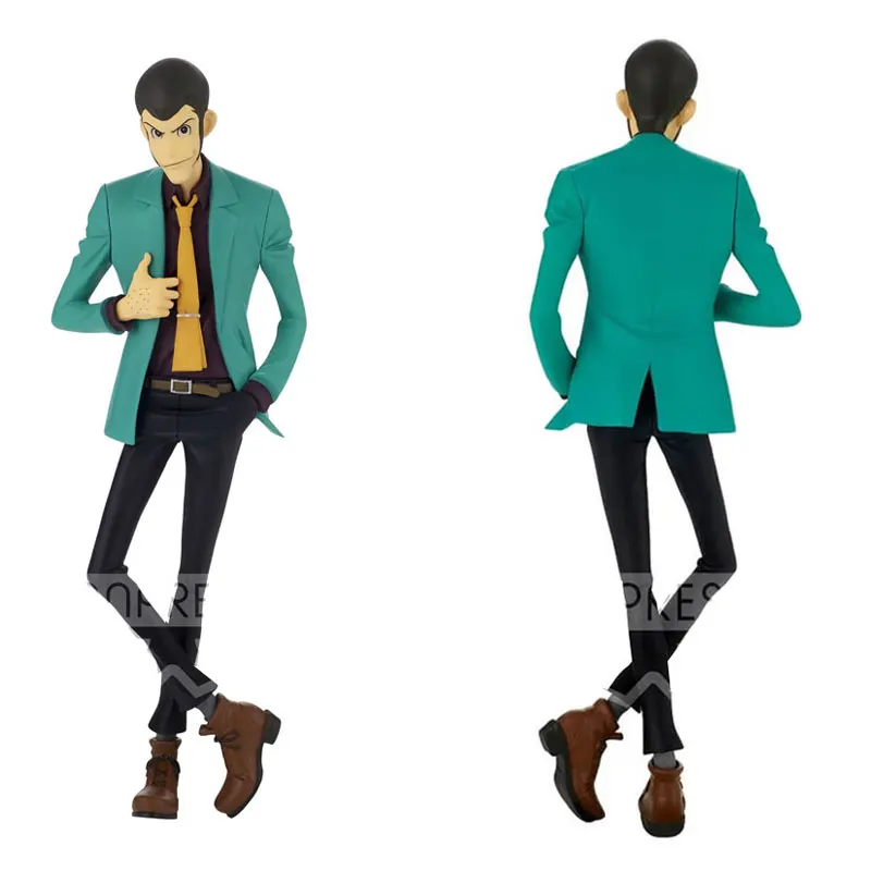 BANDAI Lupin El Tercer Rupan Sansei PMSP Llevaba Un Traje Verde Original de Anime de la Figura de Acción Modelo de la Colección de Juguetes Regalos en Stock . ' - ' . 5