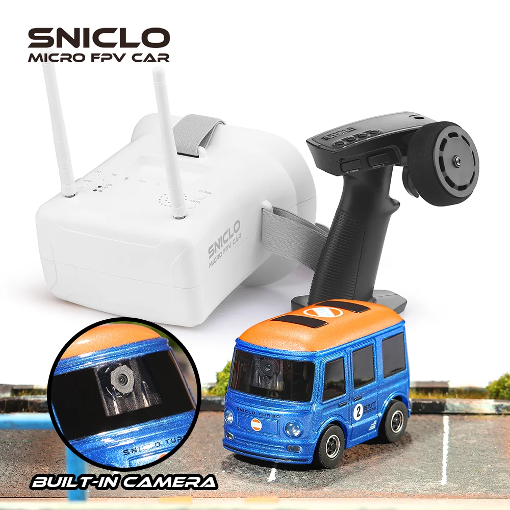 SNICLO P38-T1 RTR 2.4 GHz 1/100 RC MINI Micro Eléctrico de Control Remoto de Coches del Modelo de Simulación de Autobuses Hijos Adultos de Escritorio del Juguete con el FPV . ' - ' . 5