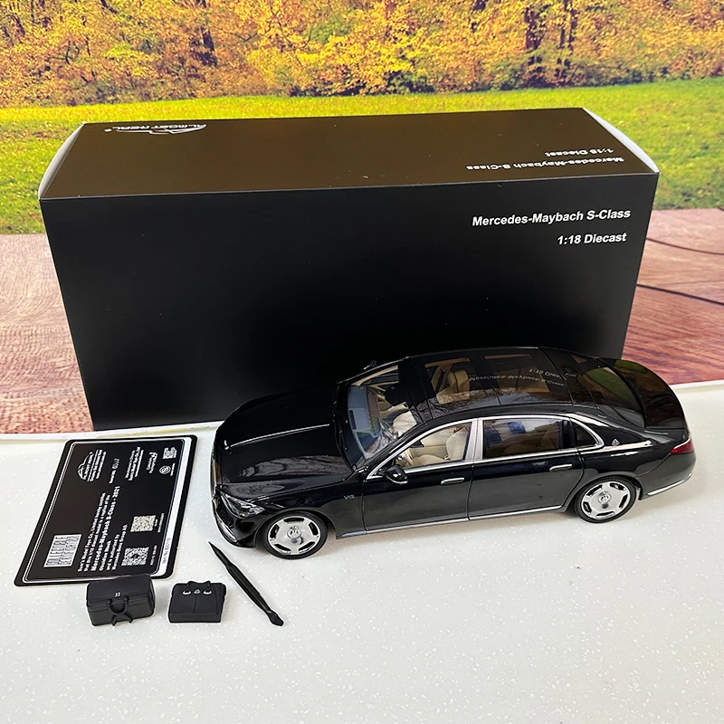 Casi Reales AR 1/18 Mercedes Maybach Clase S-S680 2021 modelo de coche Limitada de la colección personal de la empresa de regalo de la pantalla . ' - ' . 5