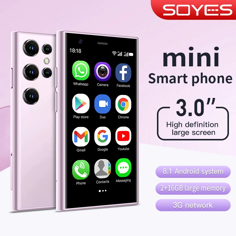 SOYES S23 Pro la Red de WCDMA 3G Cena Mini Smartphone Android 8.1 Teléfono Móvil 1000mAh Batería de 2GB, 16GB de 3.0 Pulgadas de Pantalla, WIFI FM . ' - ' . 1