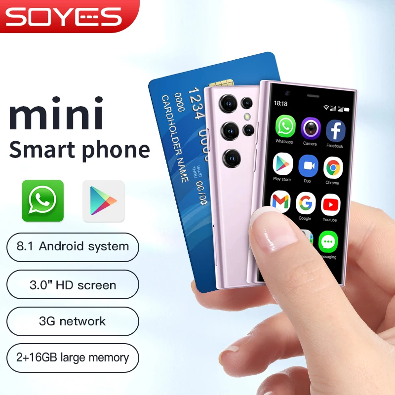 SOYES S23 Pro la Red de WCDMA 3G Cena Mini Smartphone Android 8.1 Teléfono Móvil 1000mAh Batería de 2GB, 16GB de 3.0 Pulgadas de Pantalla, WIFI FM . ' - ' . 2
