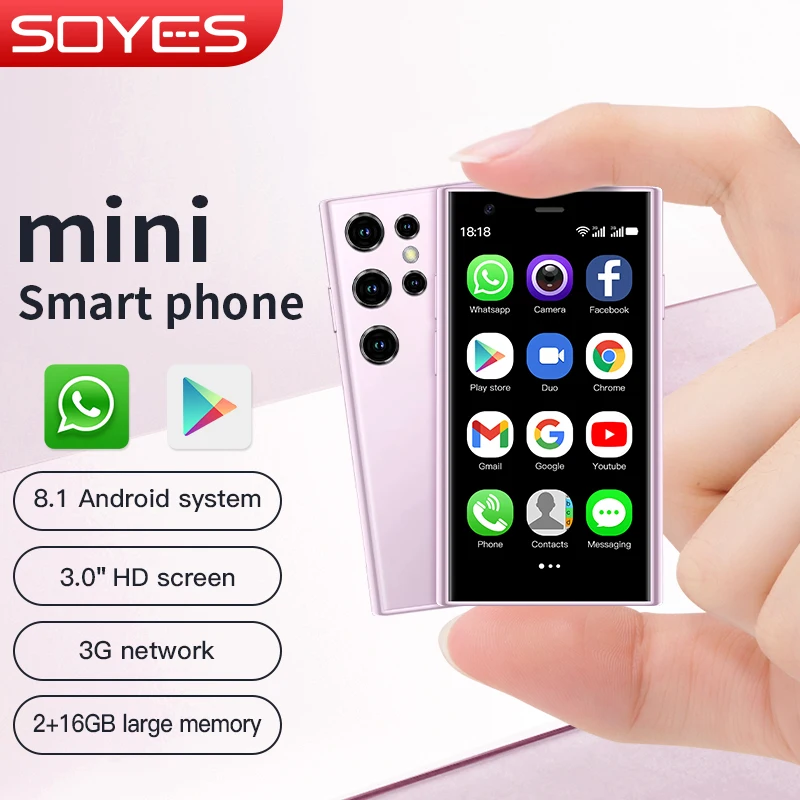 SOYES S23 Pro la Red de WCDMA 3G Cena Mini Smartphone Android 8.1 Teléfono Móvil 1000mAh Batería de 2GB, 16GB de 3.0 Pulgadas de Pantalla, WIFI FM . ' - ' . 3