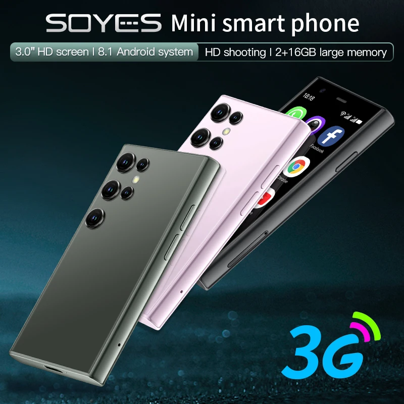 SOYES S23 Pro la Red de WCDMA 3G Cena Mini Smartphone Android 8.1 Teléfono Móvil 1000mAh Batería de 2GB, 16GB de 3.0 Pulgadas de Pantalla, WIFI FM . ' - ' . 4