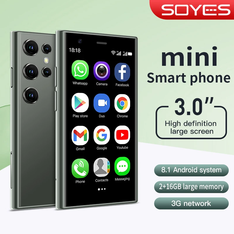 SOYES S23 Pro la Red de WCDMA 3G Cena Mini Smartphone Android 8.1 Teléfono Móvil 1000mAh Batería de 2GB, 16GB de 3.0 Pulgadas de Pantalla, WIFI FM . ' - ' . 5