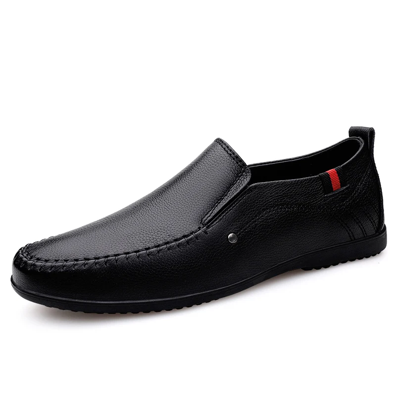 De alta Calidad de la Marca de los Hombres Mocasines plantas de los pies Suaves Elegante de Negocios Zapatos de los Hombres de Cuero Genuino Casual Zapatos de Verano, Zapatos para Caminar . ' - ' . 5
