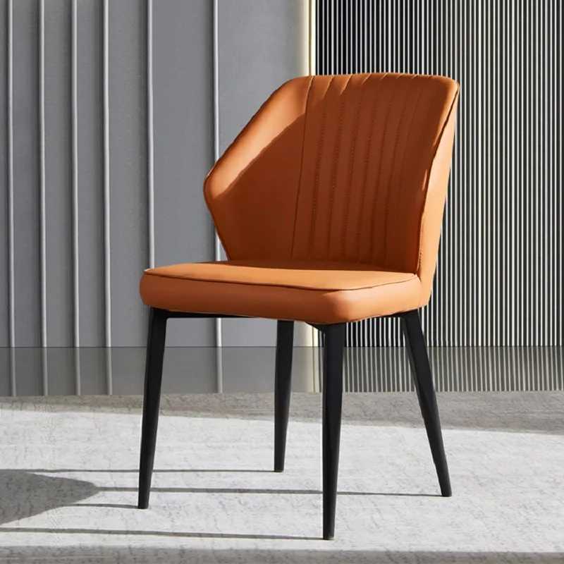 De estilo europeo de lujo, sala de estar con estilo moderno minimalista respaldo de las sillas de comedor . ' - ' . 0